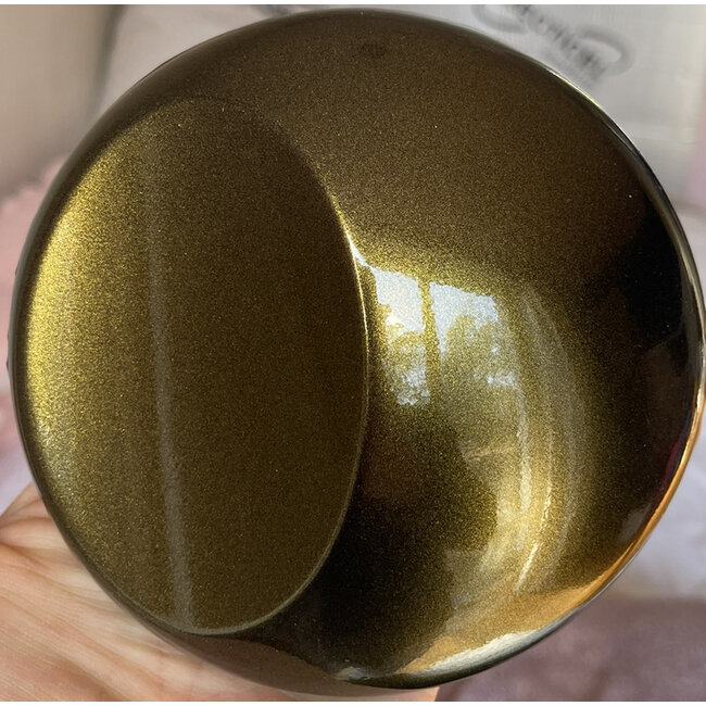 GLANS METALLIC DONKER GOUDE WRAPFOLIE