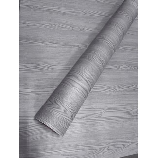 AANBIEDING:HOUTNERF LICHT GRIJS WRAPFOLIE 18