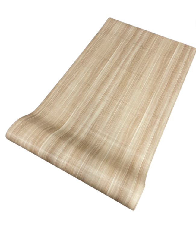 AANBIEDING: HOUTNERF LICHT BRUIN ESSEN ZELFKLEVENDE BEHANG