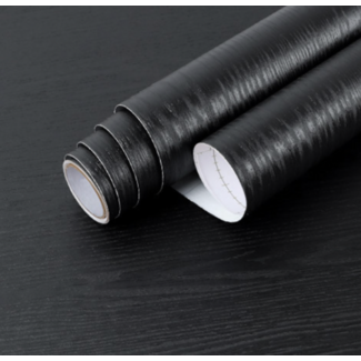 Houtlook Zwarte plakfolie