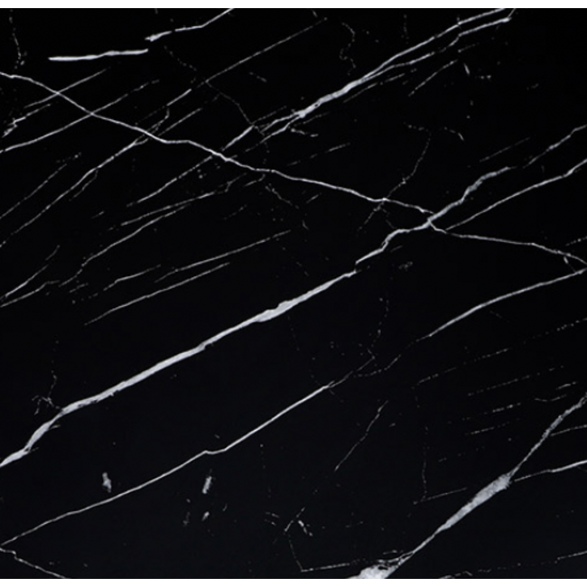 Zwarte Marmerlook plakfolie