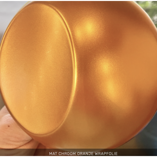 PREMIUMVINYLS AANBIEDING: Mat chroom oranje