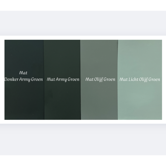 MAT DONKER ARMY GROENE WRAPFOLIE