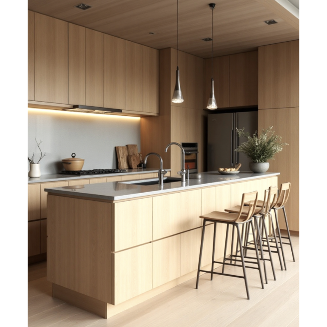 Houtlook Lichte Eiken Plakfolie