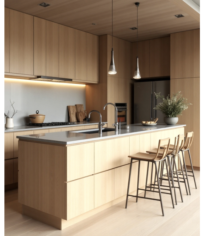 Houtlook Lichte Eiken Plakfolie