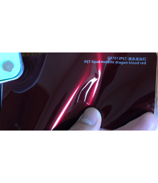 PRE-ORDER: METALLIC DRAGON BLOOD RED WRAPFOLIE