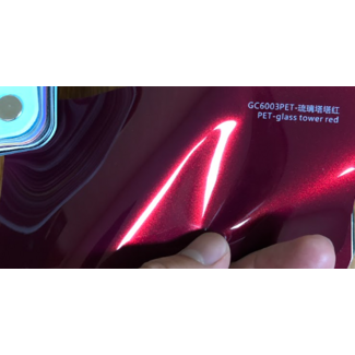 PREMIUMVINYLS PRE-ORDER GLASS TOWER RED WRAPFOLIE