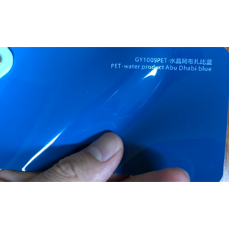 PRE-ORDER WATER ABU DHAIBI BLUE WRAPFOLIE