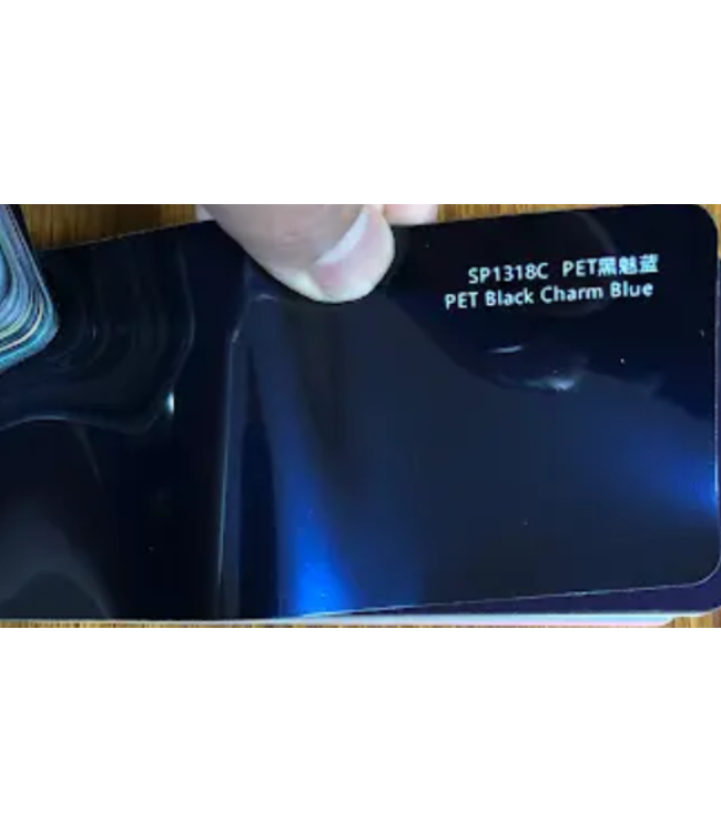 PRE-ORDER BLACK CHARM BLUE WRAPFOLIE