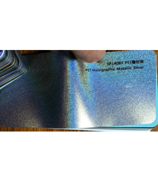 PREMIUMVINYLS PRE-ORDER HOLOGRAPHIC METALLIC SILVER WRAPFOLIE
