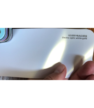 PREMIUMVINYLS PRE-ORDER ELECTRO OPTIC WHITE GOLD WRAPFOLIE