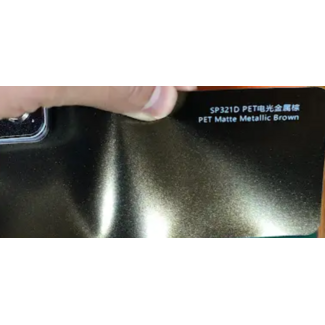 PRE-ORDER MATTE METALLIC BROWN WRAPFOLIE