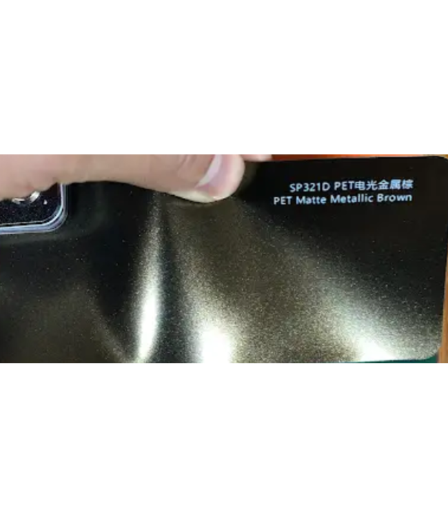 PRE-ORDER MATTE METALLIC BROWN WRAPFOLIE