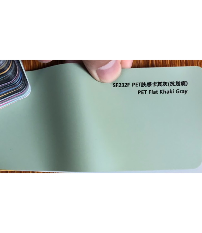 PRE-ORDER FLAT KHAKI GRAY WRAPFOLIE