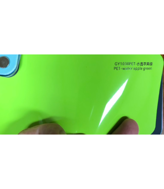 PREMIUMVINYLS PRE-ORDER WATER APPEL GREEN WRAPFOLIE