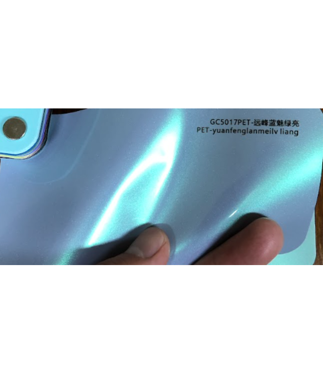 PRE-ORDER METALLIC BRIGHT GREEN BLUE WRAPFOLIE