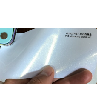 PREMIUMVINYLS PRE-ORDER DIAMOND PLATINUM WRAPFOLIE