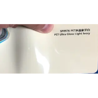 PREMIUMVINYLS PRE-ORDER ULTRA GLOSS LIGHT IVORY WRAPFOLIE