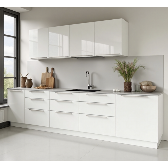 GLANS WITTE RAL9016 WRAPFOLIE