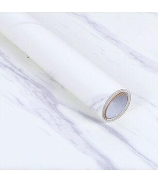 Marmerlook Witte plakfolie