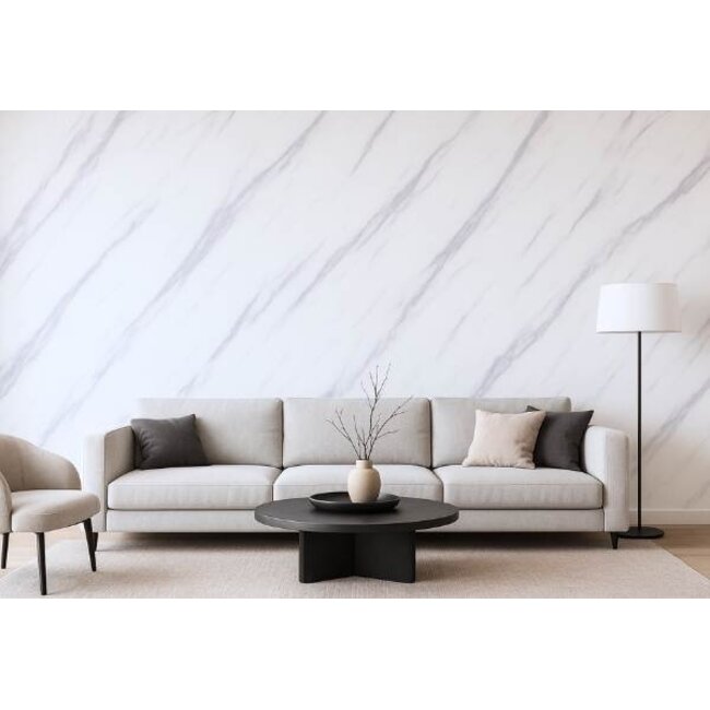 Marmerlook Witte plakfolie