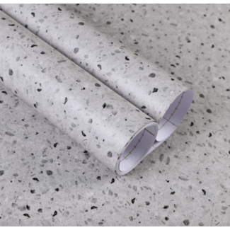 Terrazzo Grijze plakfolie