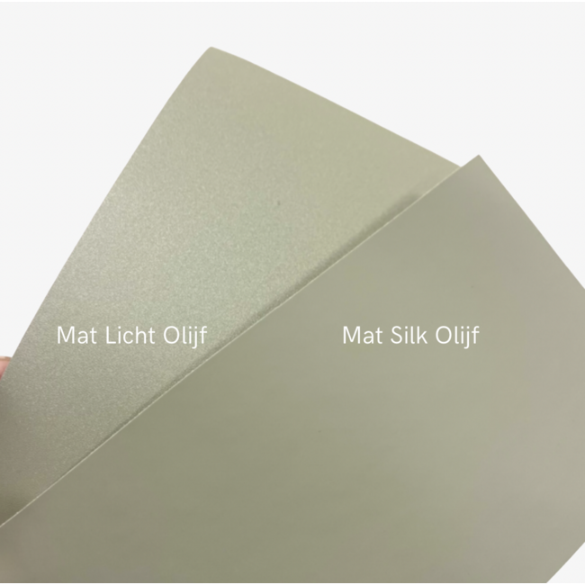 10 feb op voorraad Mat silk olijf