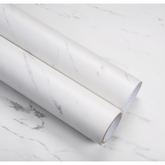 Marmerlook Wit Zachte ader plakfolie