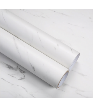 Marmerlook Wit Zachte ader plakfolie