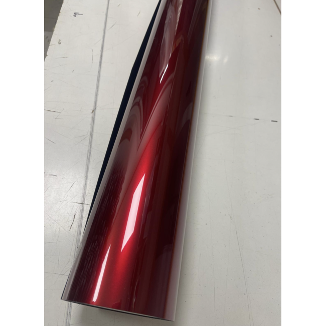 2 maart op voorraad GLANS METALLIC VENOM RED WRAPFOLIE