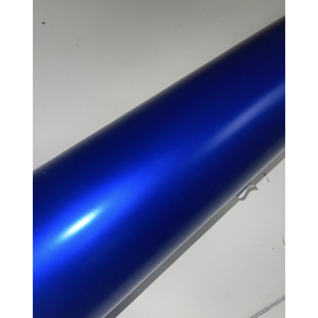 SATIN CHROOM BLAUW  WRAPFOLIE