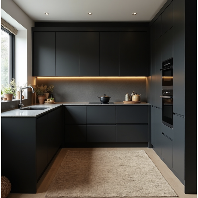 ROL KORTING: MAT ZWARTE WRAPFOLIE