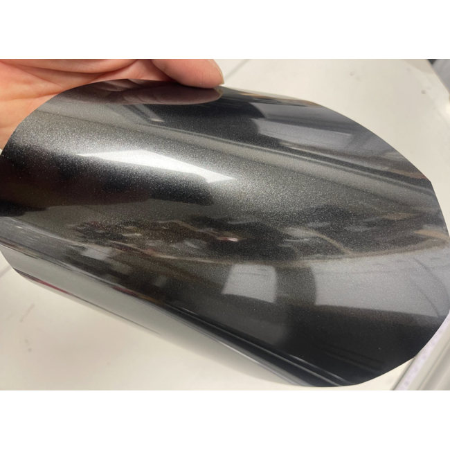 GLANS METALLIC DONKER ANTRACIET WRAPFOLIE