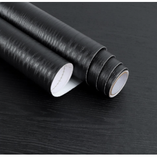 Houtlook Zwarte plakfolie