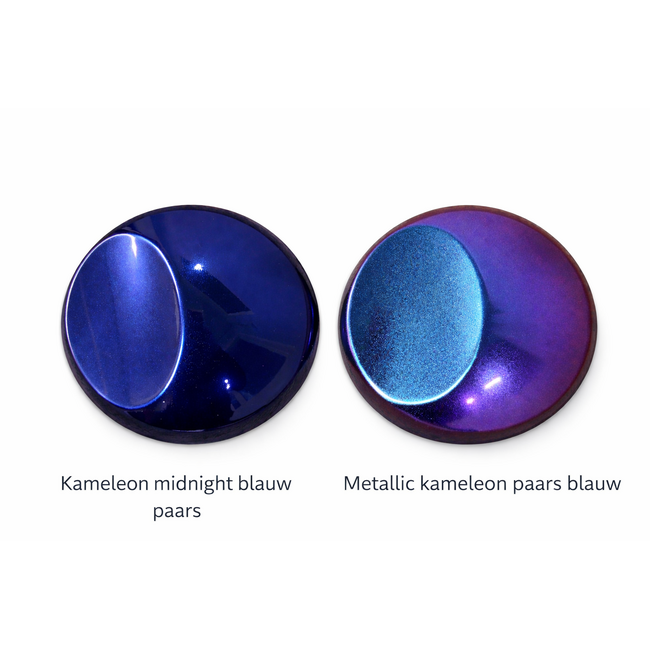 METALLIC KAMELEON PAARS BLAUW