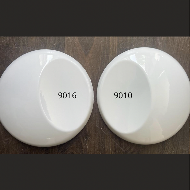 GLANS WITTE RAL9010 WRAPFOLIE