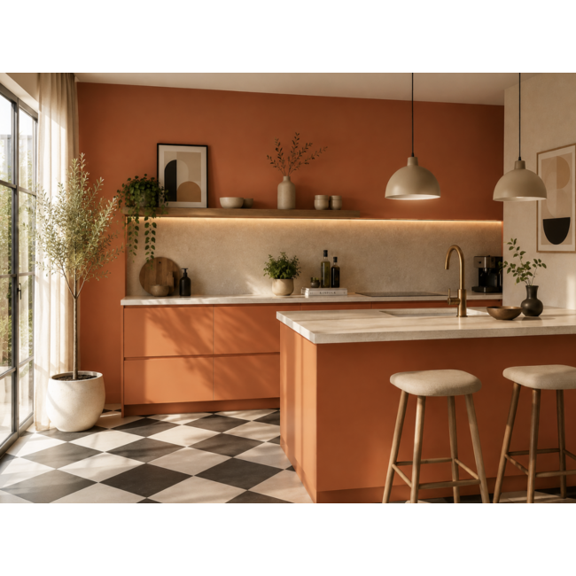 15 Juni op voorraad: Terracotta Orange
