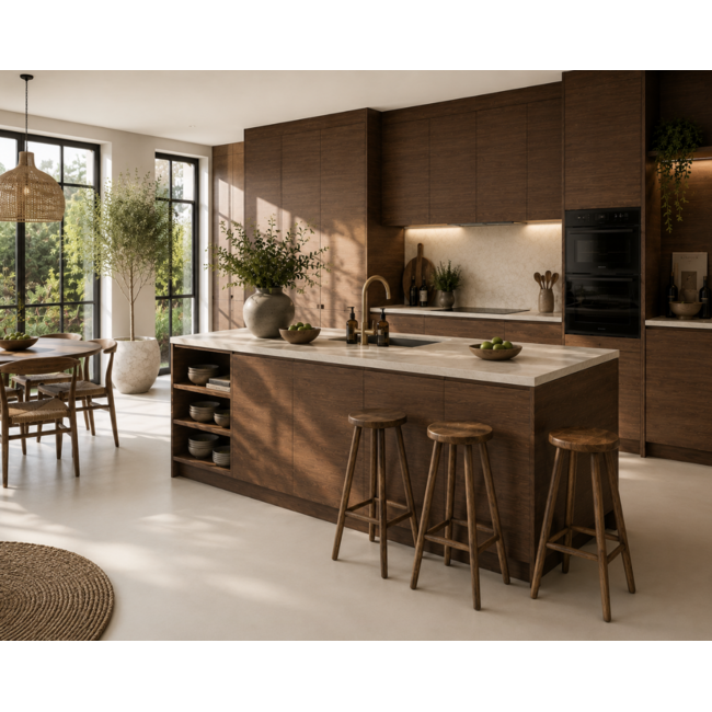15 Juni op Voorraad: Houtlook Espresso Walnoot Plakfolie