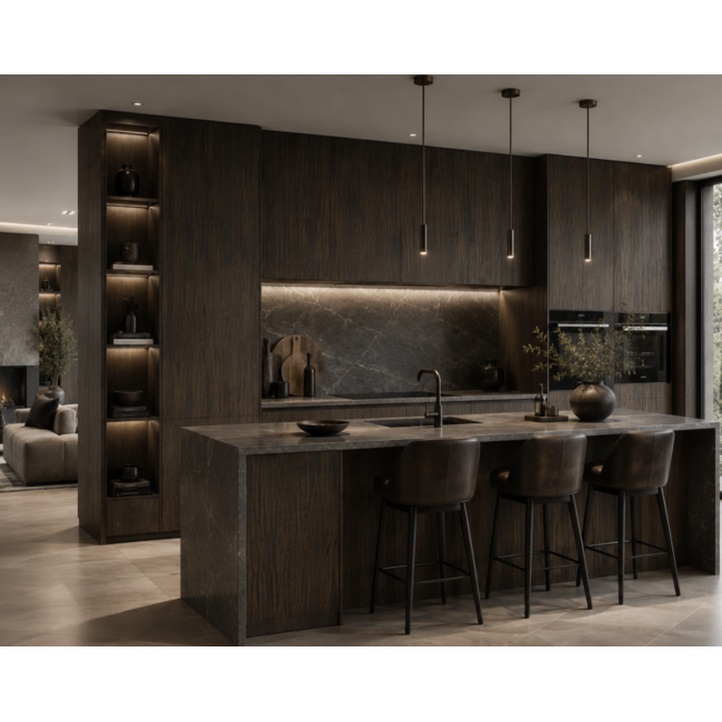 Houtlook Walnoot Noir