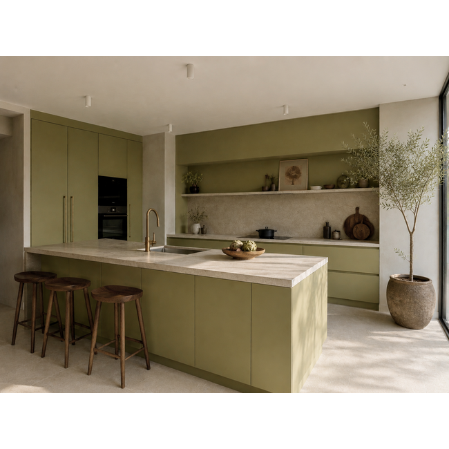 Mat Bright Olive