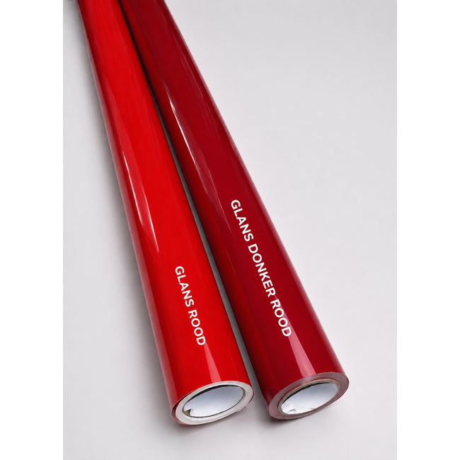 GLANS DONKER ROOD WRAPFOLIE