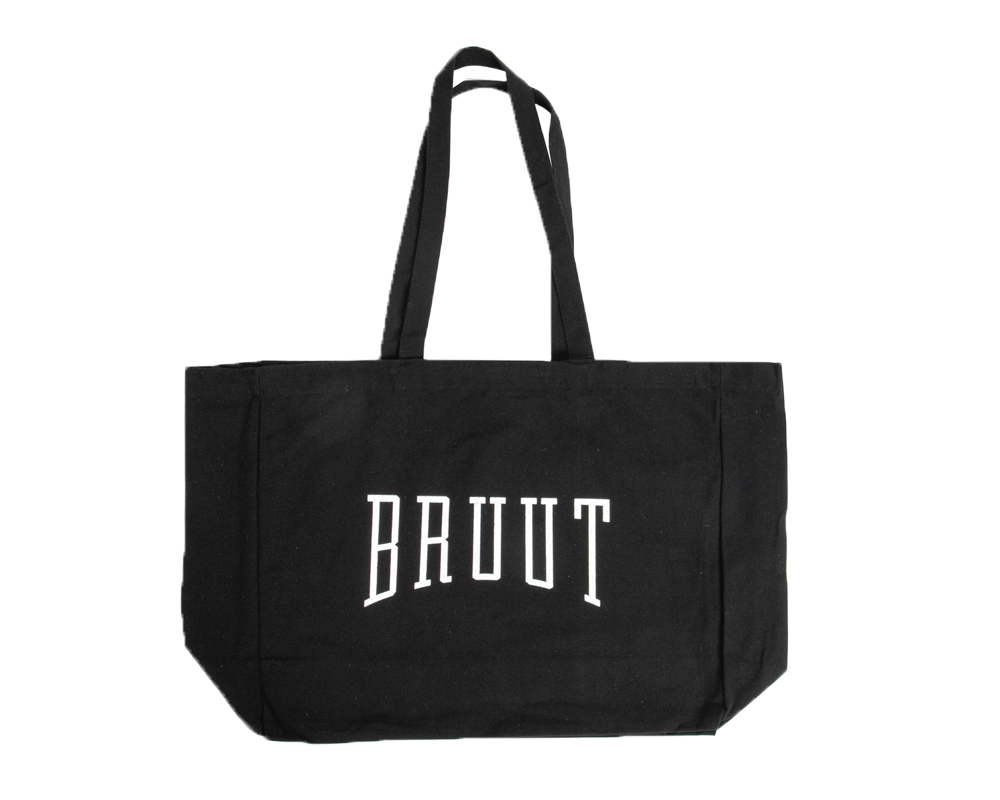 Canvas Totebag Black Bruut Canvas Totebag Black