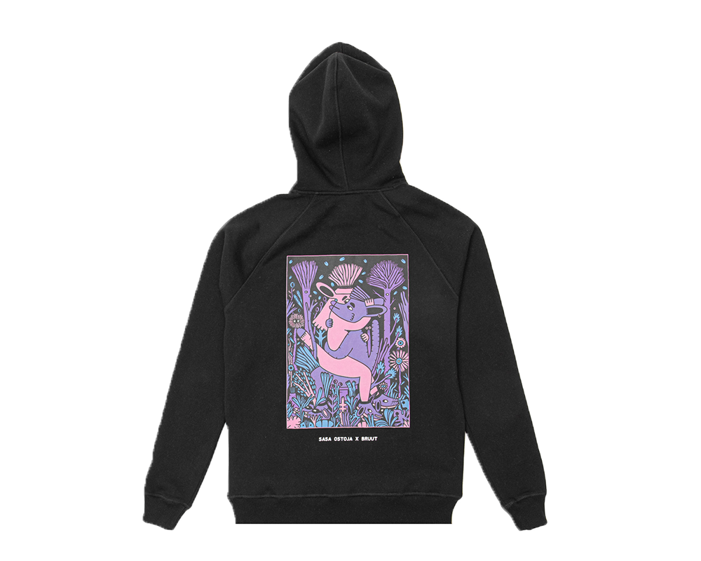 x Saša Ostoja Hoodie Black Bruut x Saša Ostoja Hoodie Black