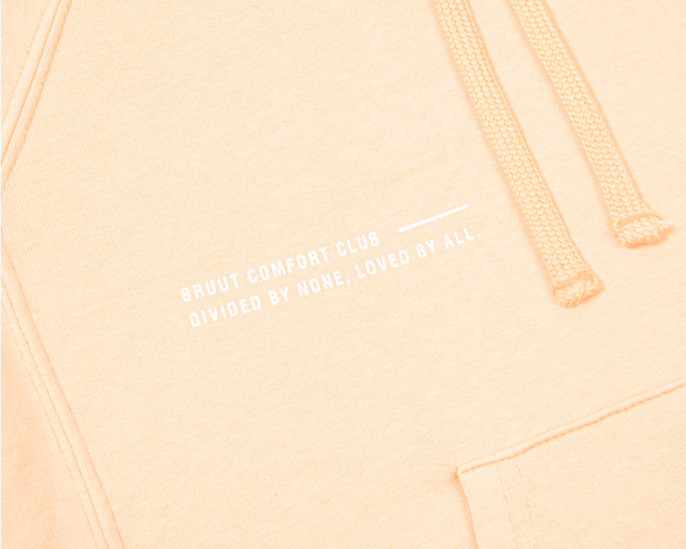 Hoodie Peach Bruut Comfort Club Hoodie Peach
