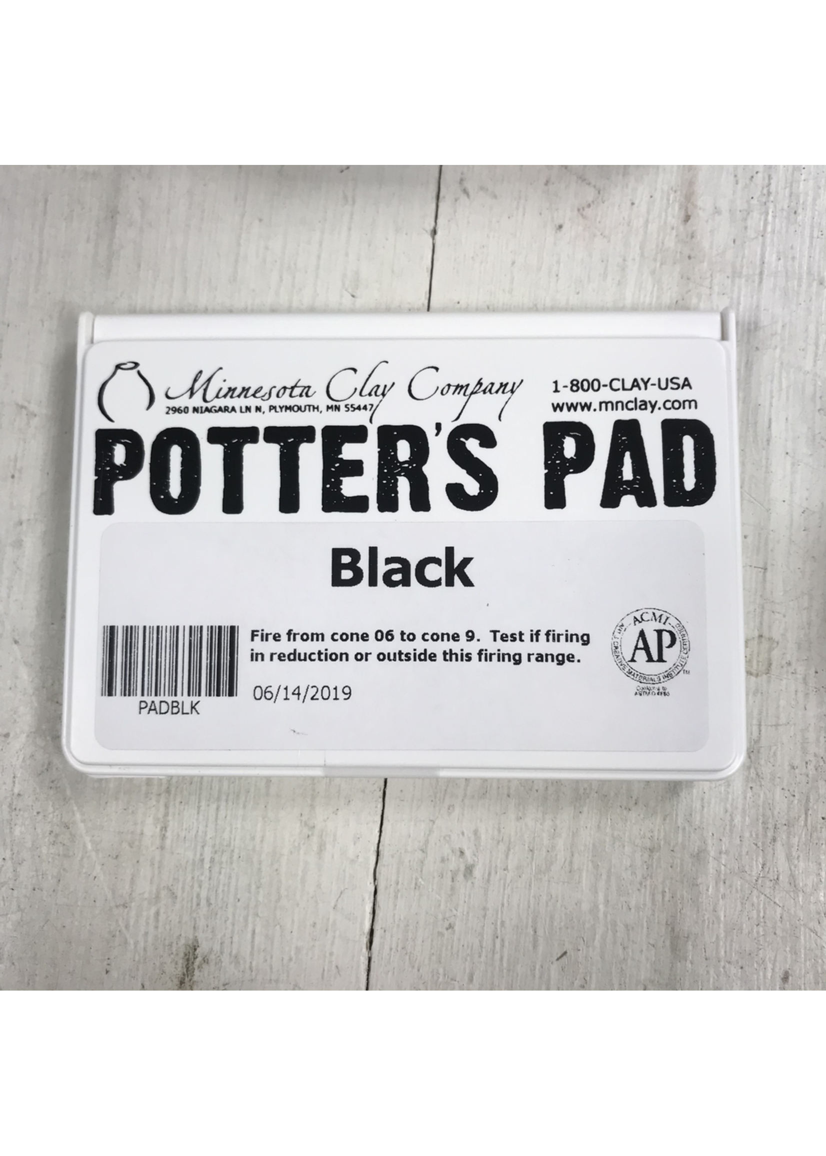 Minnesota clay Potter’s Stamp Pad black