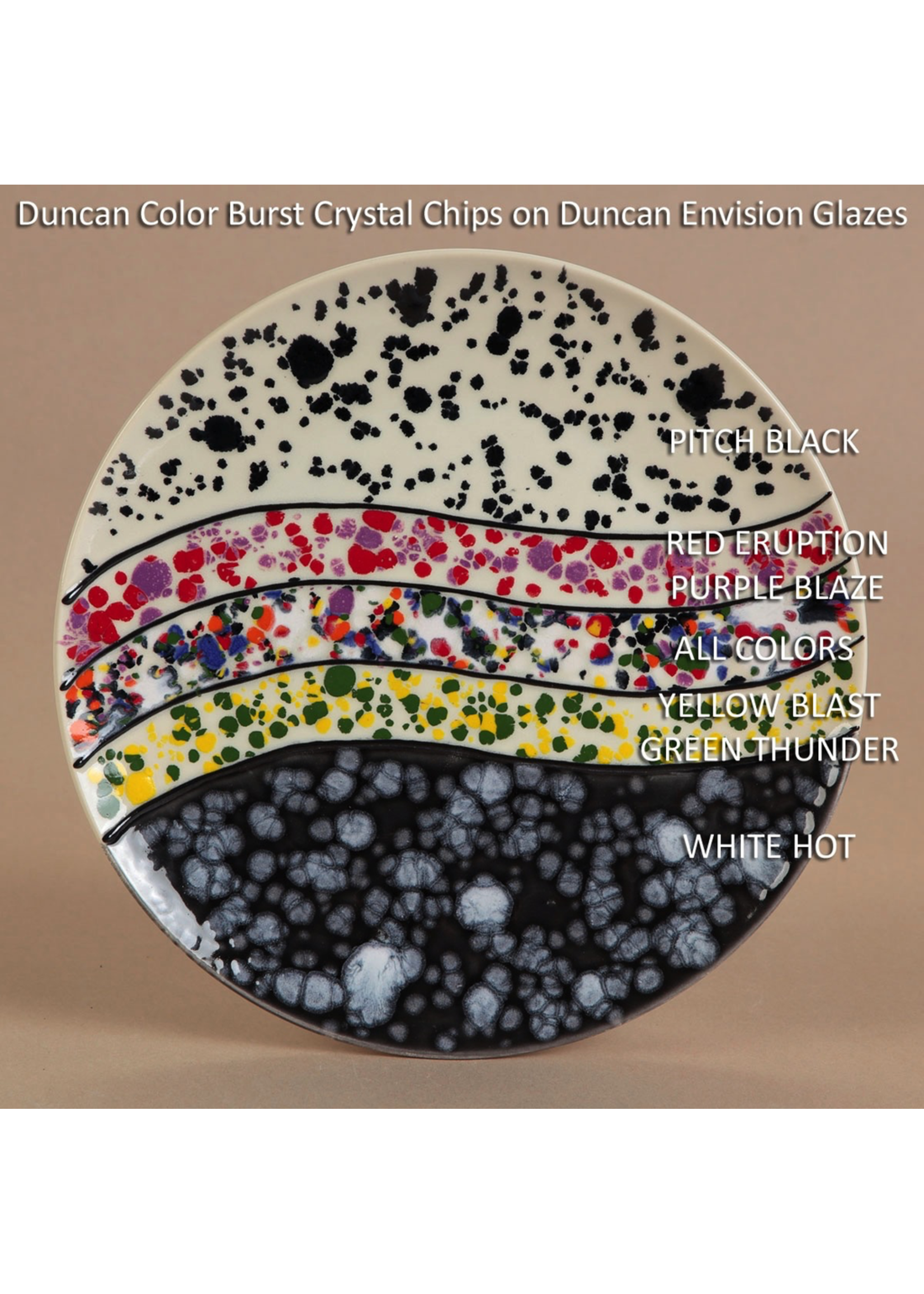 Duncan Pitch black Colour Burst Crystal Chips