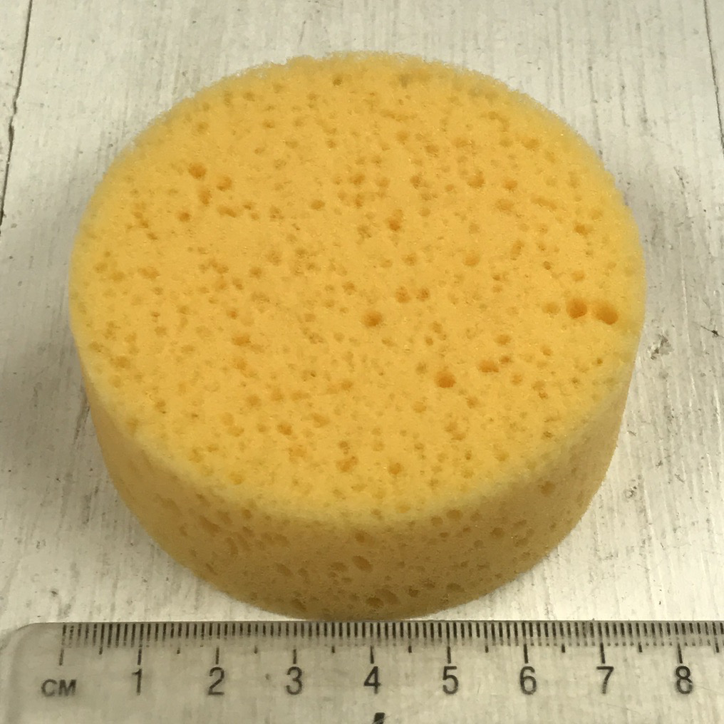 Round Sponge 75 x 30mm Bluematchbox Potters Supplies Ltd