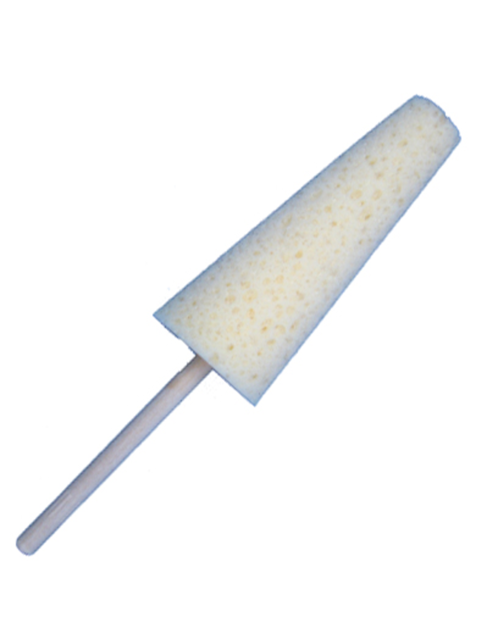 Tapered Sponge on a Stick (diddler) Bluematchbox Potters Supplies Ltd