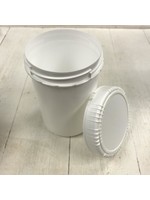 Taylor-Davis 1L plastic jar with lid