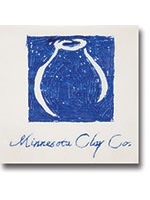 Minnesota clay Blue Graffito paper